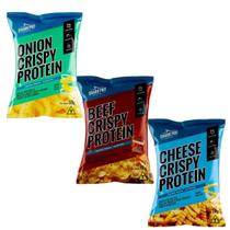 Kit 3 snack proteico salgadinho whey churr requeijao ceb 50g