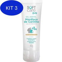 Kit 3 Soft Care Mordisco De Carinho 40G