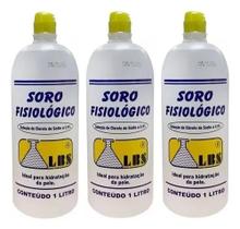 Kit 3 Soro Fisiológico 1litro