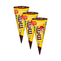 Kit 3 Sorvete Casquinha Kibon Cornetto M&M's 62g Kit 3 Sorvete Casquinha Kibon Cornetto M&M's 62g