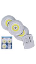 Kit 3 Sot Lâmpada Led Sem Fio Controle Remoto - Kapbom