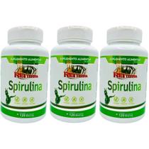 Kit 3 Spirulina 360 Cápsulas - Rei Terra Kit 3 Spirulina 360 Cápsulas - Rei Terra