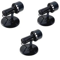 KIT 3 Spot Compacto Preto e Branco de Sobrepor 1 Lâmpada E27 Direcionável Bivolt KIT 3 Spot Compacto Preto e Branco de Sobrepor 1 Lâmpada E27 Direcionável Bivolt
