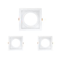 Kit 3 Spot De Embutir Recuado Direcionavel Ar111 Brco Opus