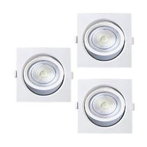 Kit 3 Spot de Led Embutir Alltop Par30 Quadrado 10W Bivolt Taschibra Kit 3 Spot de Led Embutir Alltop Par30 Quadrado 10W Bivolt Taschibra