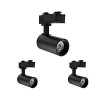 Kit 3 Spot De Trilho 10w 700lm 3000k Preto Blumenau Kit 3 Spot De Trilho 10w 700lm 3000k Preto Blumenau
