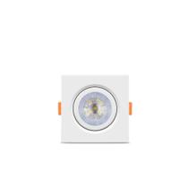 Kit 3 spot led elgin luminária mr16 5w 3000k branco quente direcionável quadrado Kit 3 spot led elgin luminária mr16 5w 3000k branco quente direcionável quadrado