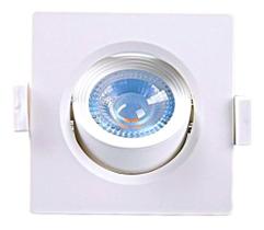 Kit 3 Spot Led Galaxyled 7w 6500k Quadrado Biv Embutir Kit 3 Spot Led Galaxyled 7w 6500k Quadrado Biv Embutir