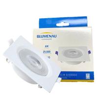 Kit 3 Spot Led Quadrado Embutir 6w Branco Quente 3000K Amarelo