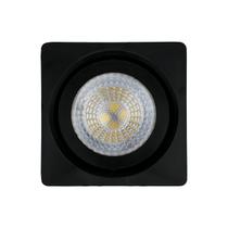 Kit 3 Spot Quadrado Sobrepor Direcionável C 3 Lâmpadas Bq