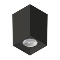 Kit 3 Spot Sobrepor Save Energy Tower Recuado Termoplástico Com Lampada