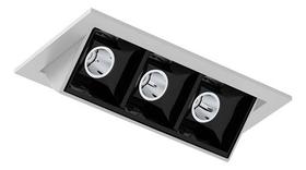 Kit 3 Spots Embutir Picco Orientável Interlight 4582ab 4000k Estrutura Branco/preto Kit 3 Spots Embutir Picco Orientável Interlight 4582ab 4000k Estrutura Branco/preto
