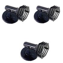 Kit 3 Spots Premium Branco e Preto Total de Sobrepor Direcionável Bivolt com 1 Lâmpada E27