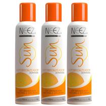 Kit 3 Spray Autobronzeador Profissional Neez Sun Resultado Imediato Natural Bronze Sem Sol 150ml