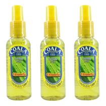 Kit 3 Spray Coala Aromatizante - Repelente Citronela 120ML