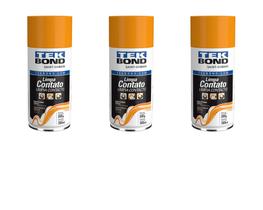 Kit 3 Spray Limpa Contato Elétrico Eletrônico 300ml Tek Bond