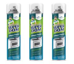 Kit 3 Spray Limpa Forno Desengordurante Domline 300Ml