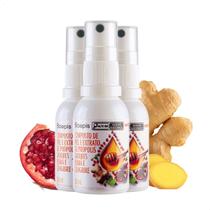 Kit 3 Spray Natural Mel e Própolis 30ml Romã e Gengibre