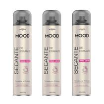 Kit 3 Spray Secador Secante De Esmalte Unha Ae Mood 400Ml Mh