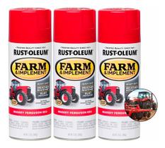 Kit 3 Spray Tinta Veículo Agrícola Rust Oleum 340g Antiferrugem Kit 3 Spray Tinta Veículo Agrícola Rust Oleum 340g Antiferrugem