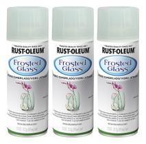Kit 3 Spray Vidro Jateado Transparente Esmerilado Rust Oleum