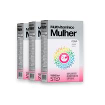 Kit 3 STD Multivitamínico Mulher Katiguá 30 Cápsulas