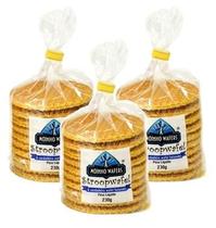 Kit 3 Stroopwafel Moinho Wafers 230G Holandes Kit 3 Stroopwafel Moinho Wafers 230G Holandes