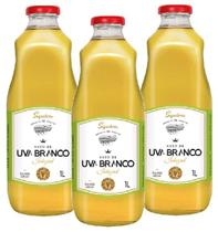 kit 3 Suco de Uva Branco Integral SuperBom Garrafa Vidro 1l