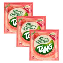Kit 3 Suco em Pó Tang Morango 18g Kit 3 Suco em Pó Tang Morango 18g