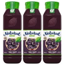 Kit 3 suco misto de uva e maça 900ml natural sem açucar