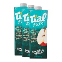 Kit 3 Suco Tial 100% Maçã Sem Adição de Açúcar 1 Litro Kit 3 Suco Tial 100% Maçã Sem Adição de Açúcar 1 Litro