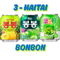 Kit 3 Sucos Bonbon Haitai Uva Verde - Abacaxi - Coco Palm Kit 3 Sucos Bonbon Haitai Uva Verde - Abacaxi - Coco Palm