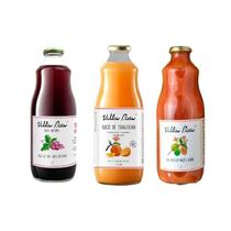 Kit 3 Sucos Integrais Villa Piva: Uva, Tangerina, Goiaba Kit 3 Sucos Integrais Villa Piva: Uva, Tangerina, Goiaba