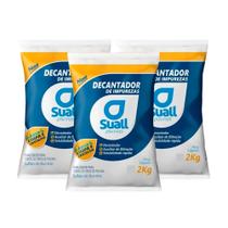 Kit 3 Sulfato Alumínio Decantador Clarificante Piscina Suall Kit 3 Sulfato Alumínio Decantador Clarificante Piscina Suall