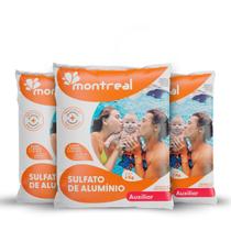 Kit 3 Sulfato Alumínio Decantador Piscina Floculada Limpeza 2 Kg Montreali Kit 3 Sulfato Alumínio Decantador Piscina Floculada Limpeza 2 Kg Montreali