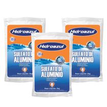 Kit 3 Sulfato De Aluminio 2kg Decantador Piscina Hidroazul Kit 3 Sulfato De Aluminio 2kg Decantador Piscina Hidroazul