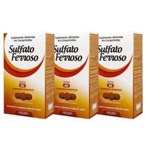 Kit 3 Sulfato Ferroso 60 Comprimidos Arte Nativa Kit 3 Sulfato Ferroso 60 Comprimidos Arte Nativa