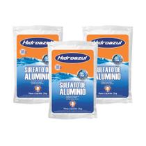 Kit 3 Sulfato Tratamento Piscina Alumínio Hidroazul 2kg Kit 3 Sulfato Tratamento Piscina Alumínio Hidroazul 2kg