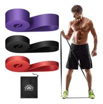 Kit 3 Super Band Elástico Extensor Exercício S-03L