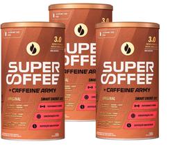 KIT 3 Super Coffee 3.0 Economic Size 380g - Tradicional - Cafeine Army