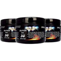 Kit 3 Super Gel 30 Ervas 250g Super Potencia Para Conforto