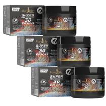 Kit 3 Super Gel Massageador 30 Ervas Pote 250G - Mary Life