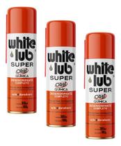 Kit 3 Super Óleo Desengripante Anticorrosivo Spray White Lub Kit 3 Super Óleo Desengripante Anticorrosivo Spray White Lub