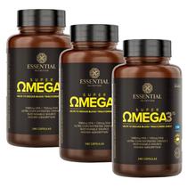 Kit 3 Super Omega 3 TG (240 caps) 500mg - Essential Nutrition