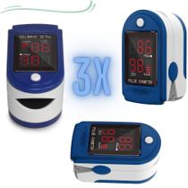 KIT 3 Super Oxímetro Digital Dedo Medidor Saturação Sangue KIT 3 Super Oxímetro Digital Dedo Medidor Saturação Sangue