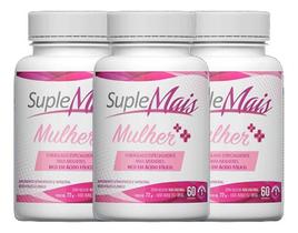 Kit 3 Suplemais Mulher 180cpr - Polivitamínico Para Mulheres