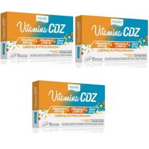 Kit 3 Suplemento Alimentar CDZ C + D + Zinco 30 Cpr- Equaliv Kit 3 Suplemento Alimentar CDZ C + D + Zinco 30 Cpr- Equaliv