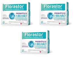 Kit 3 Suplemento Alimentar Florastor 12 Cps -União Química - União Quimica