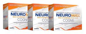Kit 3 Suplemento Alimentar Neuromax Cognis 60Cps - Ecofitus