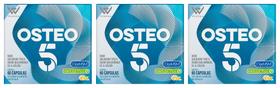 Kit 3 Suplemento Alimentar Osteo 5 com 60Cps - Prowin